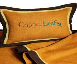 Copperleaf-pillow-and-bedscarf-Silver-2-web